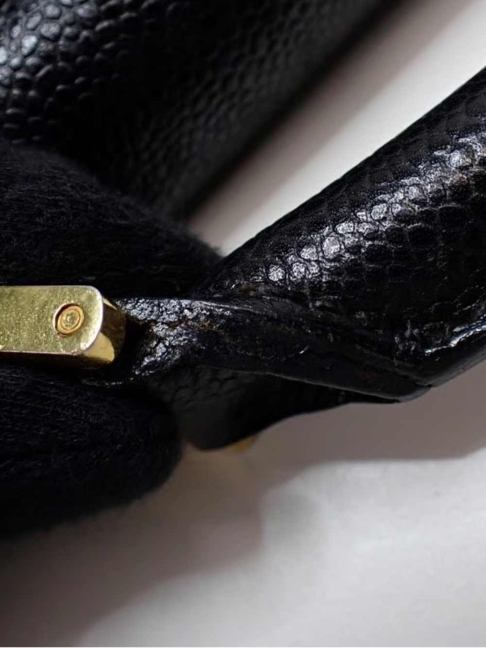 Chanel Vintage Caviar Executive Portfolio Bag with Gold Hardware - Picture 15 of 15